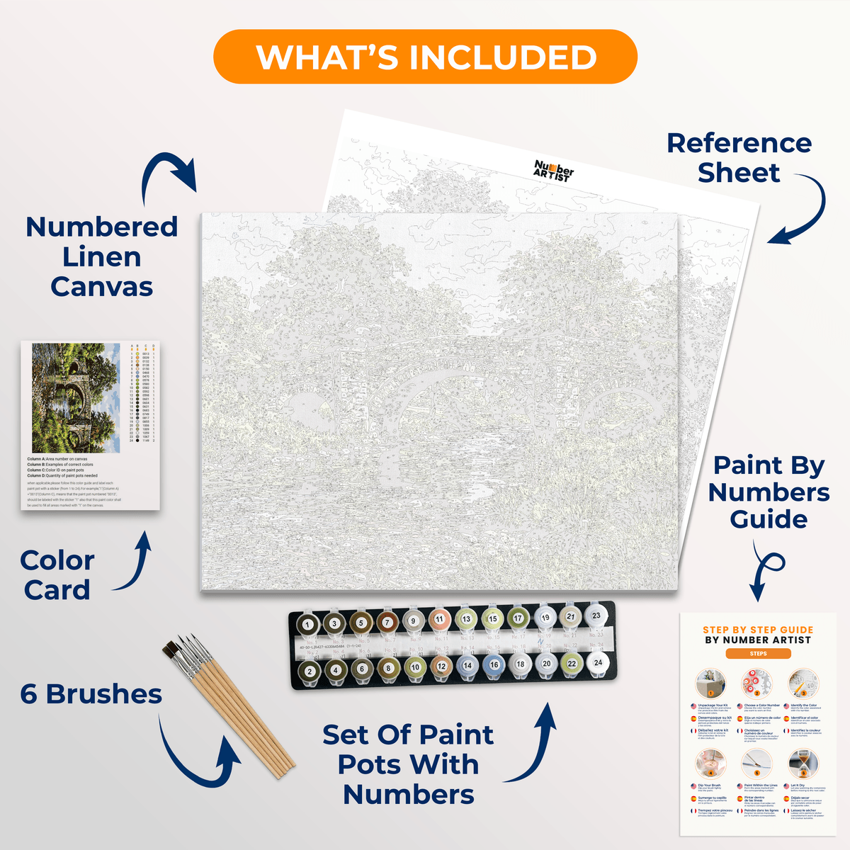 Stonebridge Calm - Number Artist Paint by Numbers Kits