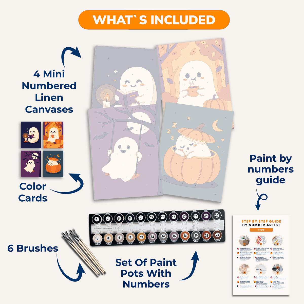 Ghostly Business - Number Artist Paint by Numbers Kits