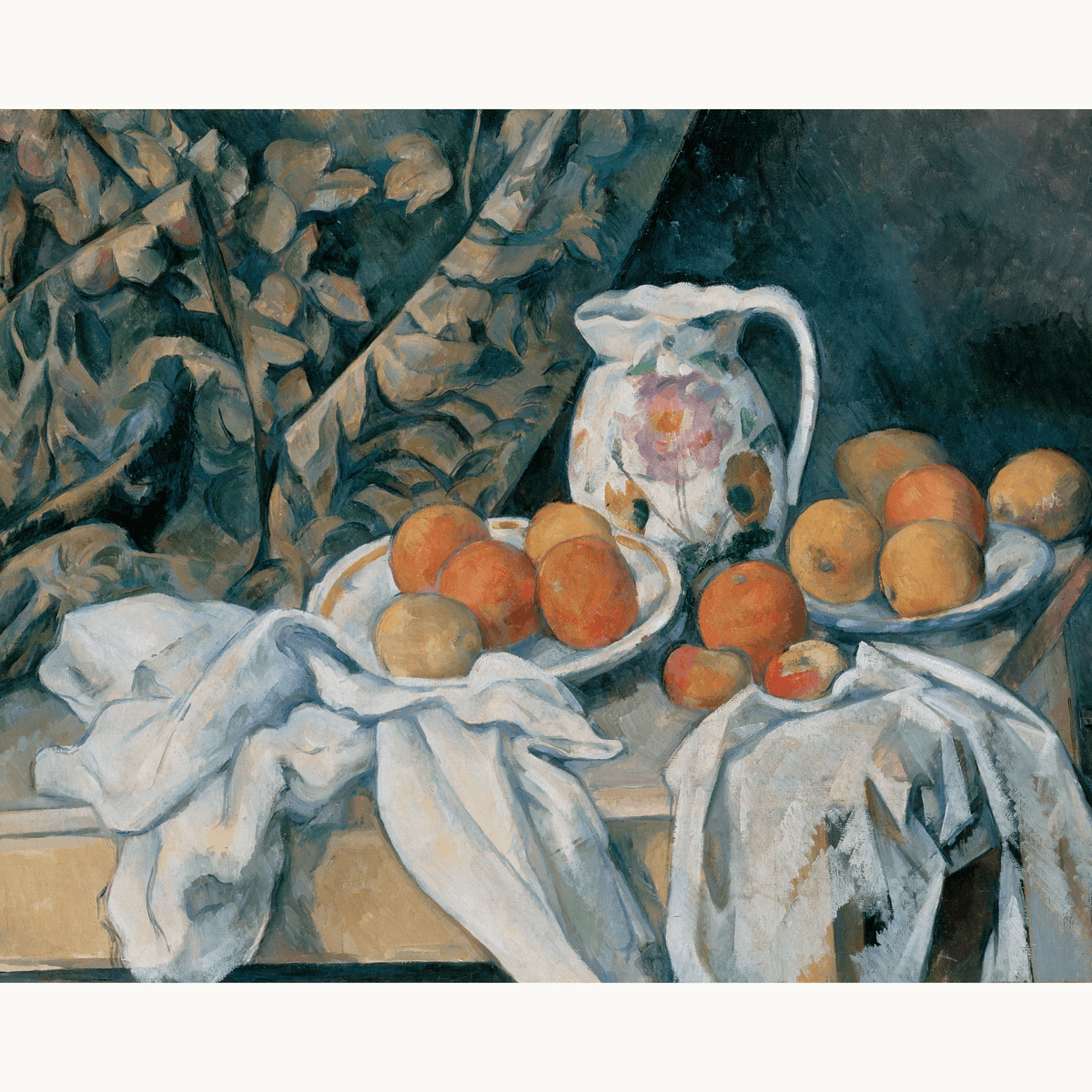 Still Life with a Curtain by Paul Cezanne - Number Artist Paint by Numbers Kits