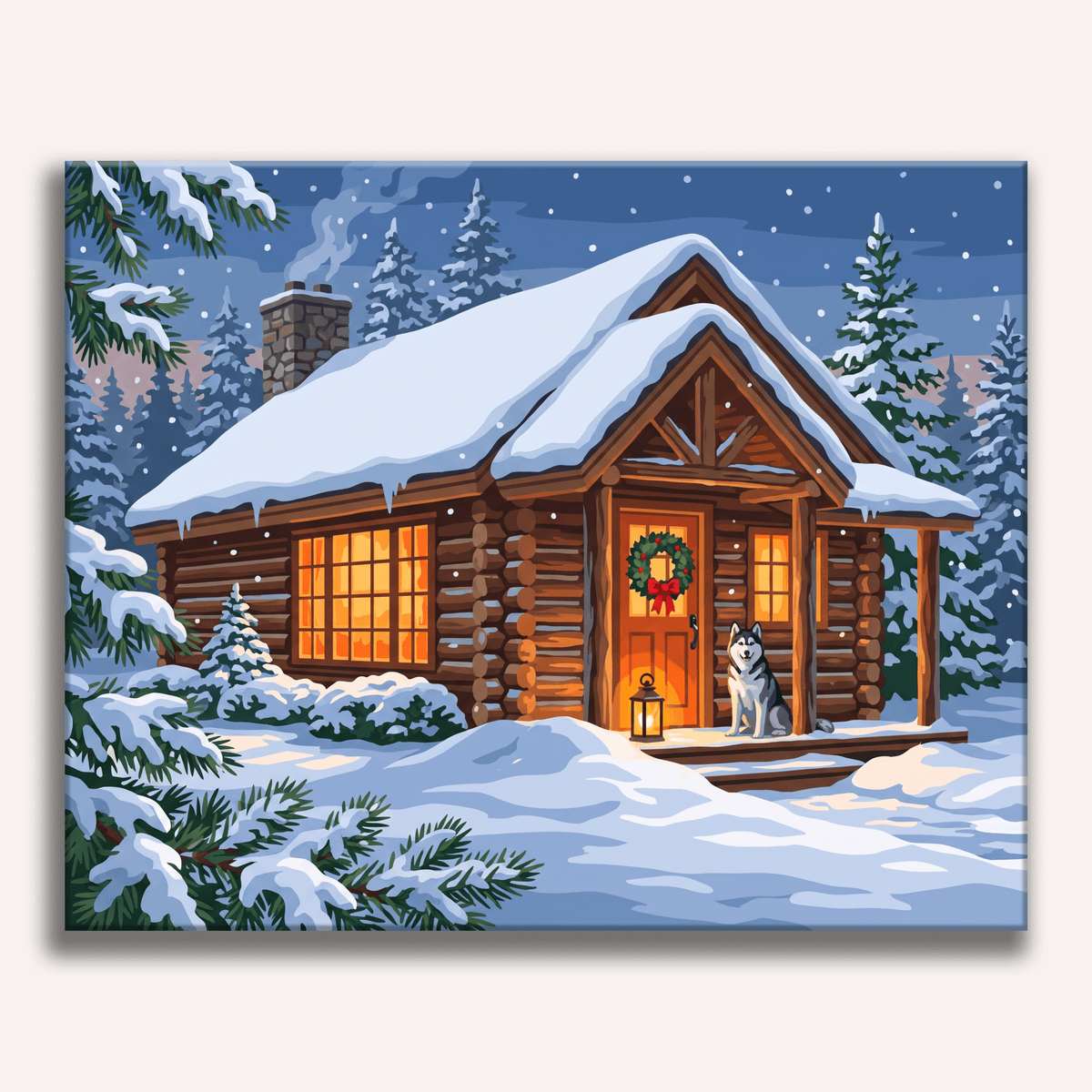 Husky Welcome - Number Artist Paint by Numbers Kits