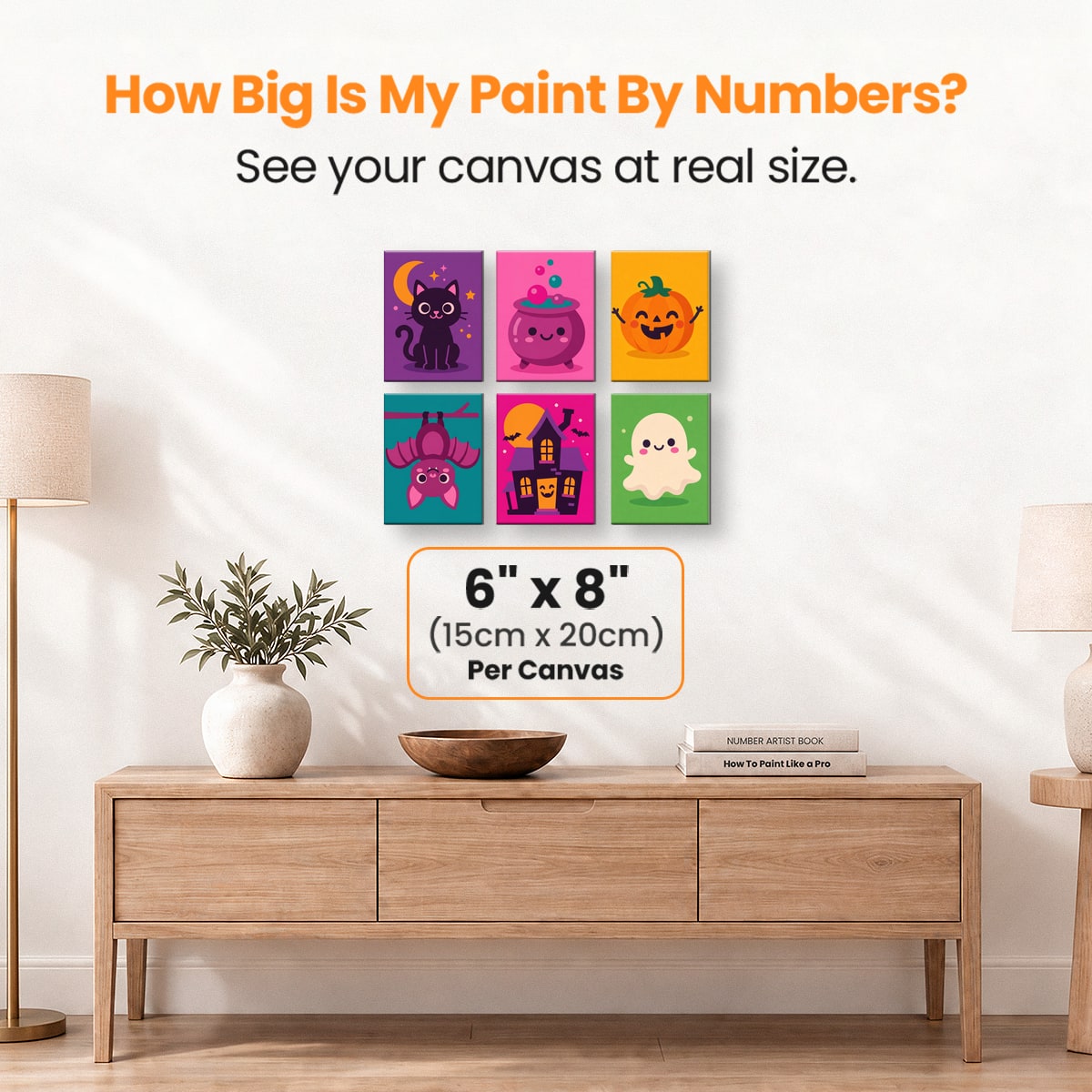 Halloween Icons - Number Artist Paint by Numbers Kits