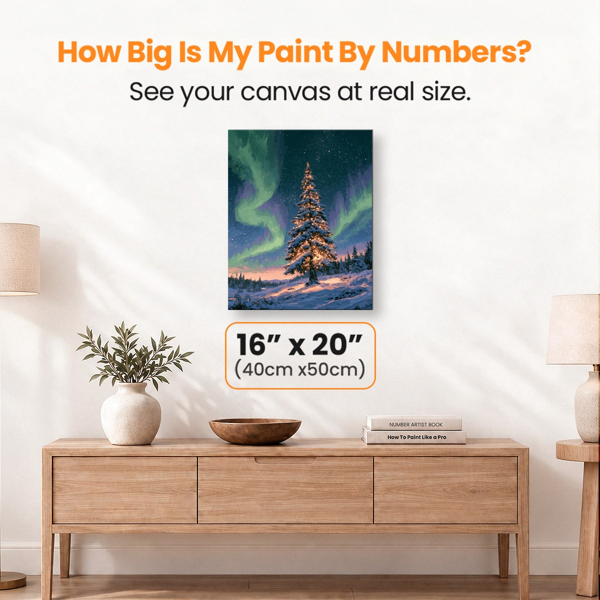 Arctic Glow - Number Artist Paint by Numbers Kits