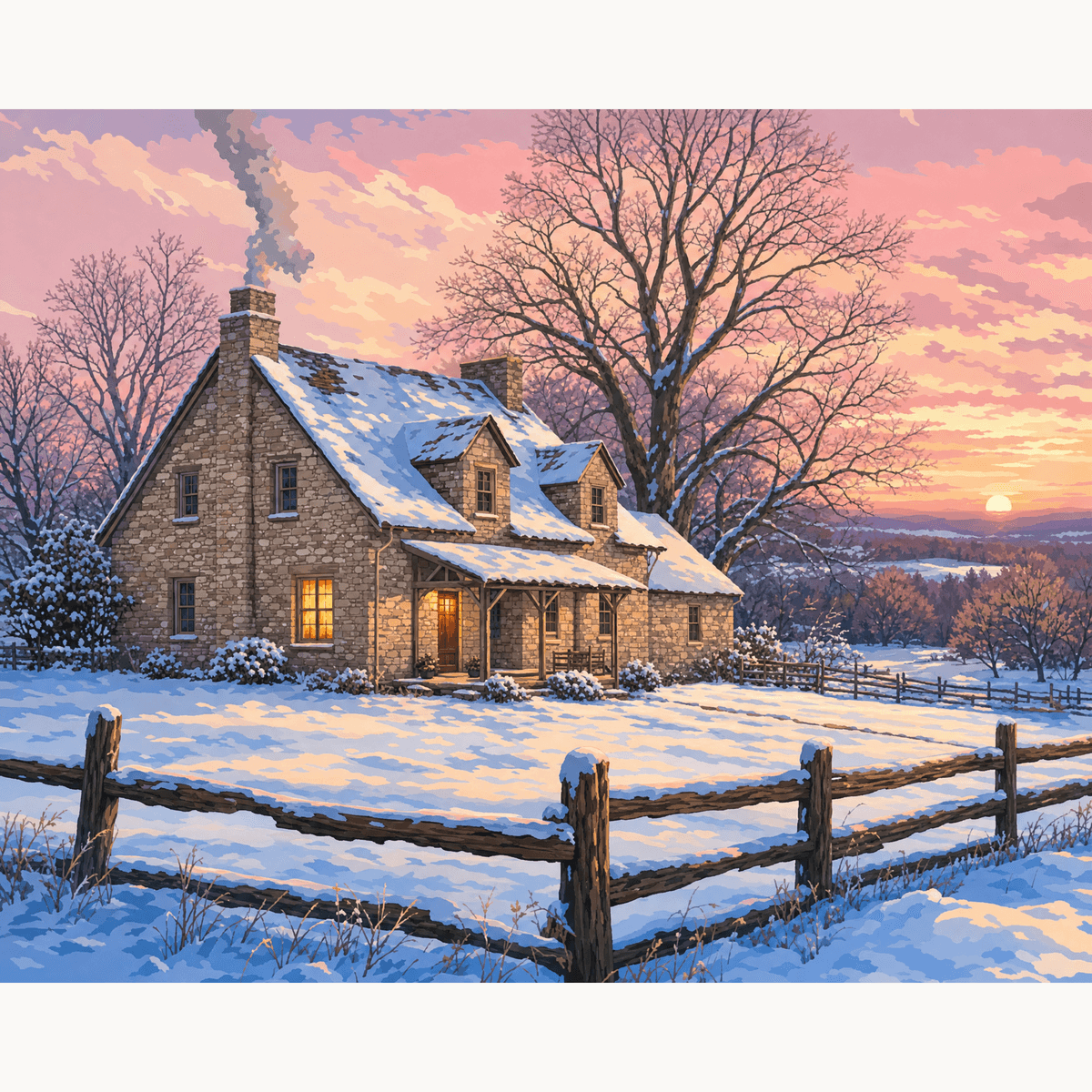 Country Comfort - Number Artist Paint by Numbers Kits