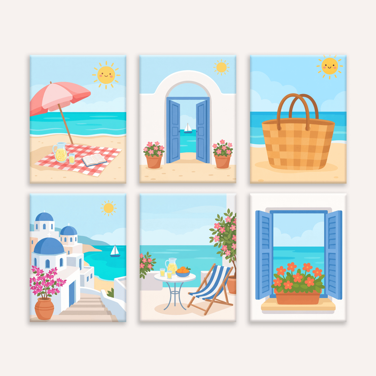 Island Ease - Number Artist Paint by Numbers Kits