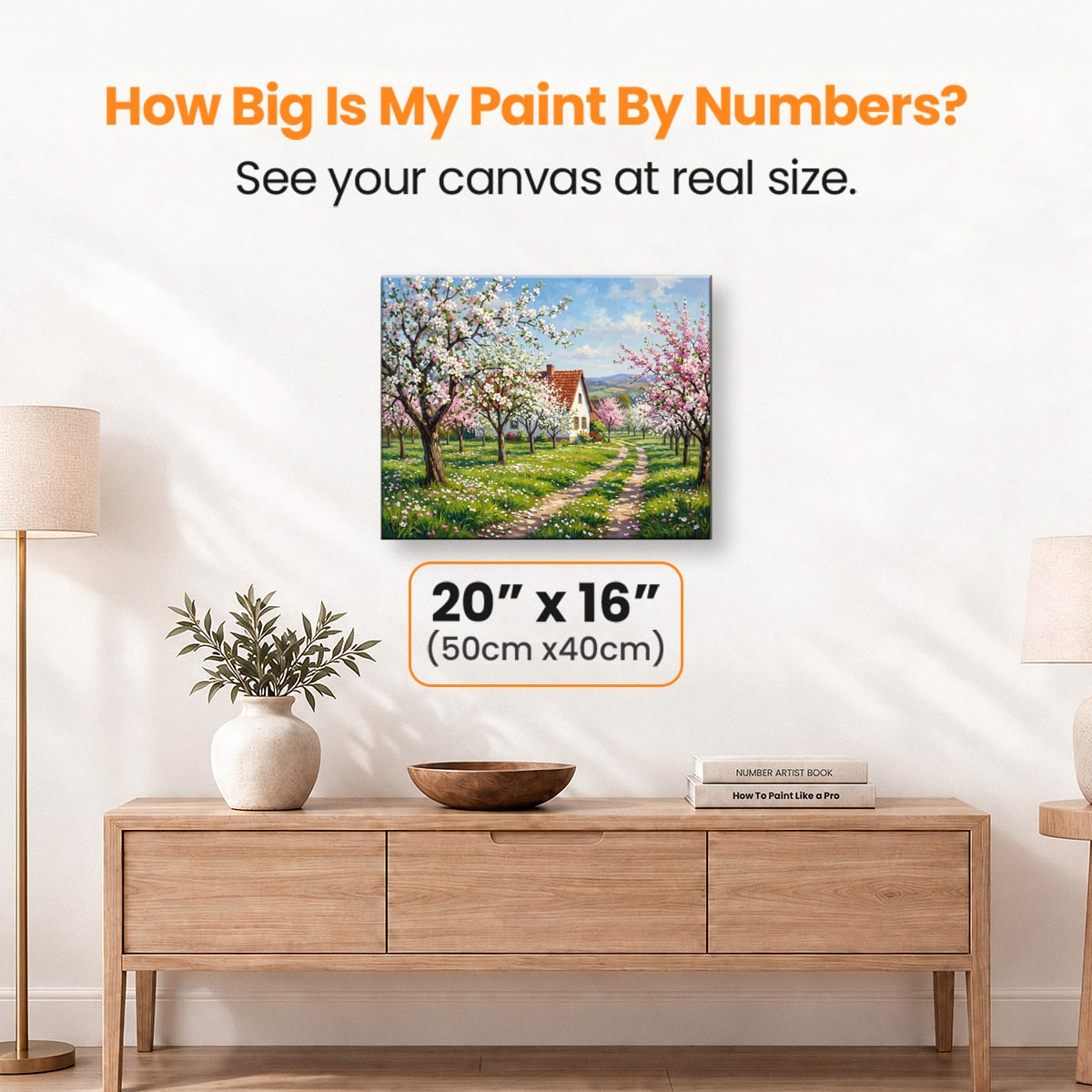 Blossom Orchard - Number Artist Paint by Numbers Kits
