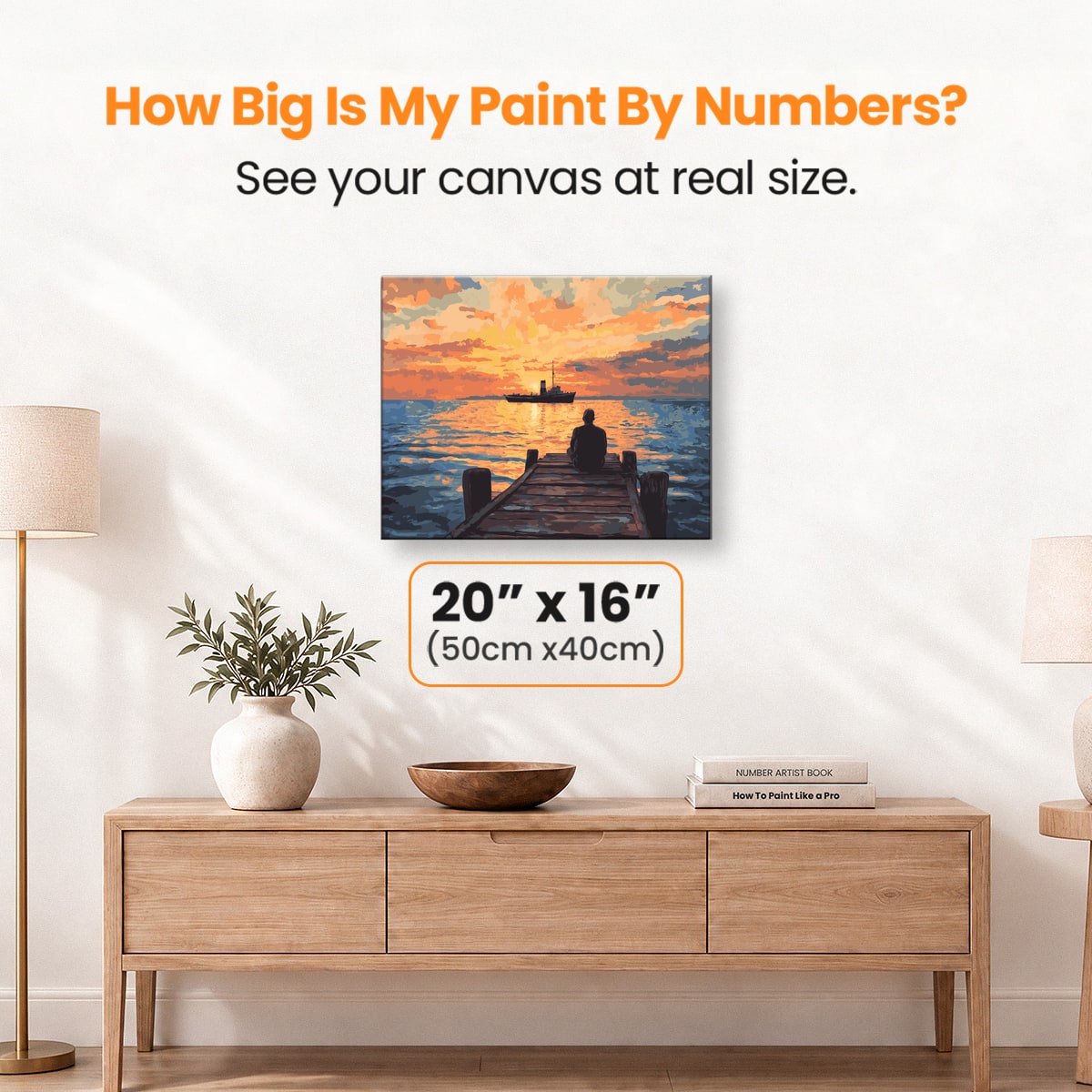 Sitting on the Dock of the Bay - Number Artist Paint by Numbers Kits