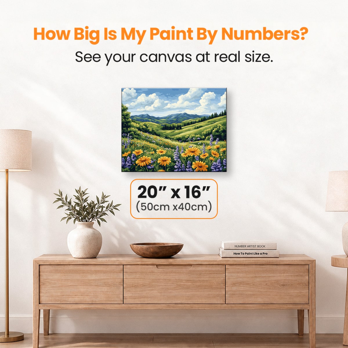 Fragrant Meadow - Number Artist Paint by Numbers Kits