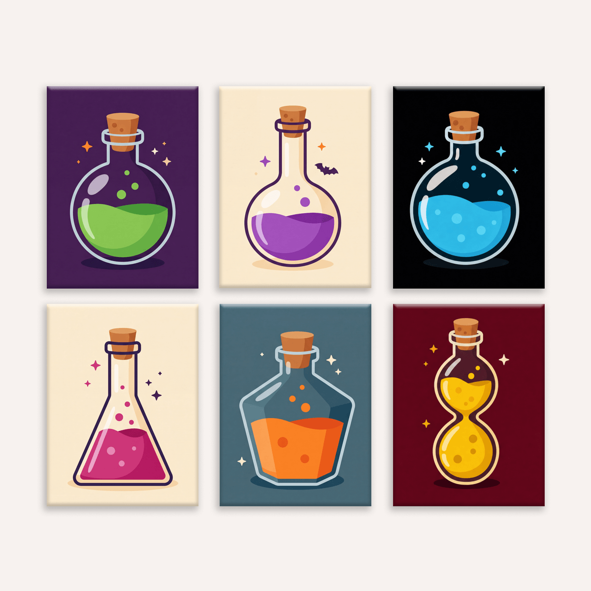Mysterious Potions - Number Artist Paint by Numbers Kits