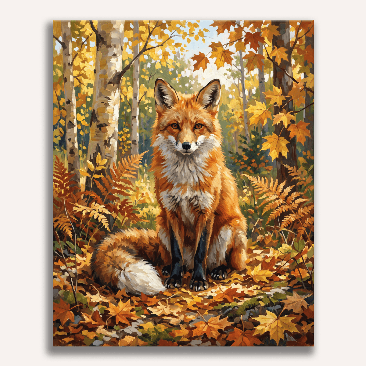 Red Fox Wonder - Number Artist Paint by Numbers Kits
