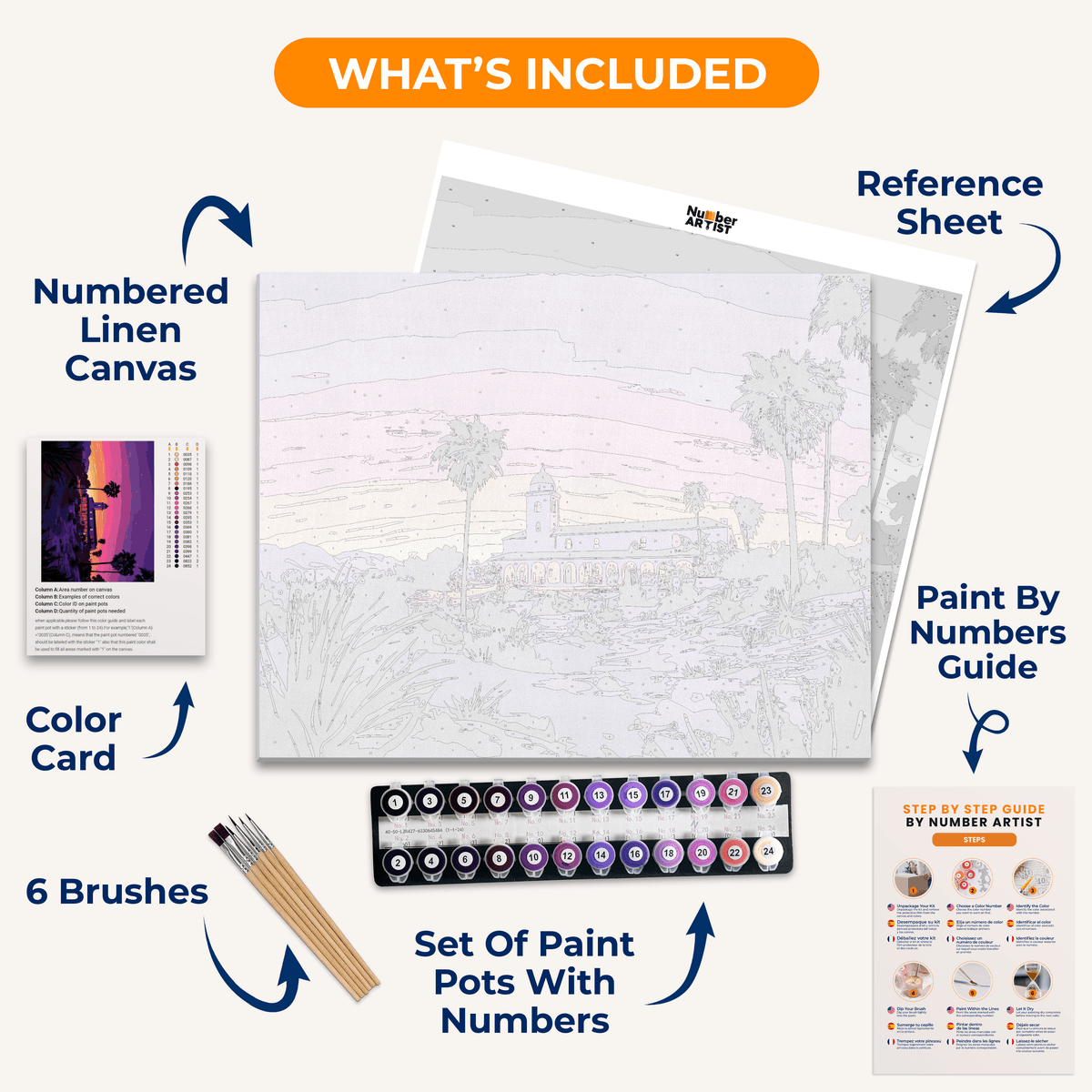 Hotel California - Number Artist Paint by Numbers Kits