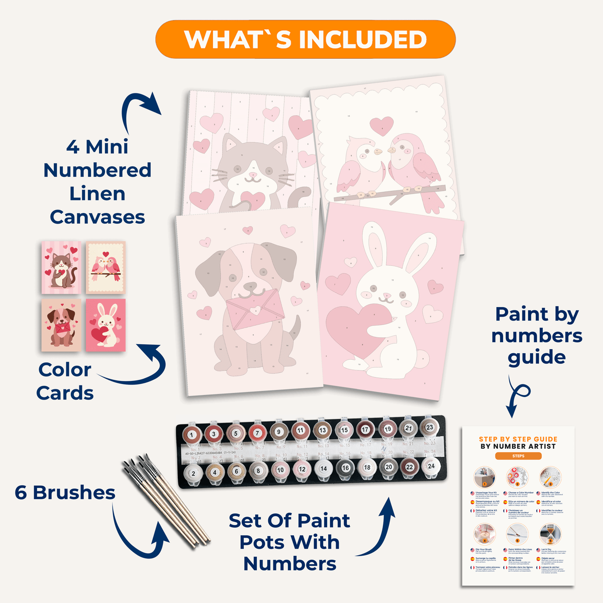 Beloved Pets - Number Artist Paint by Numbers Kits