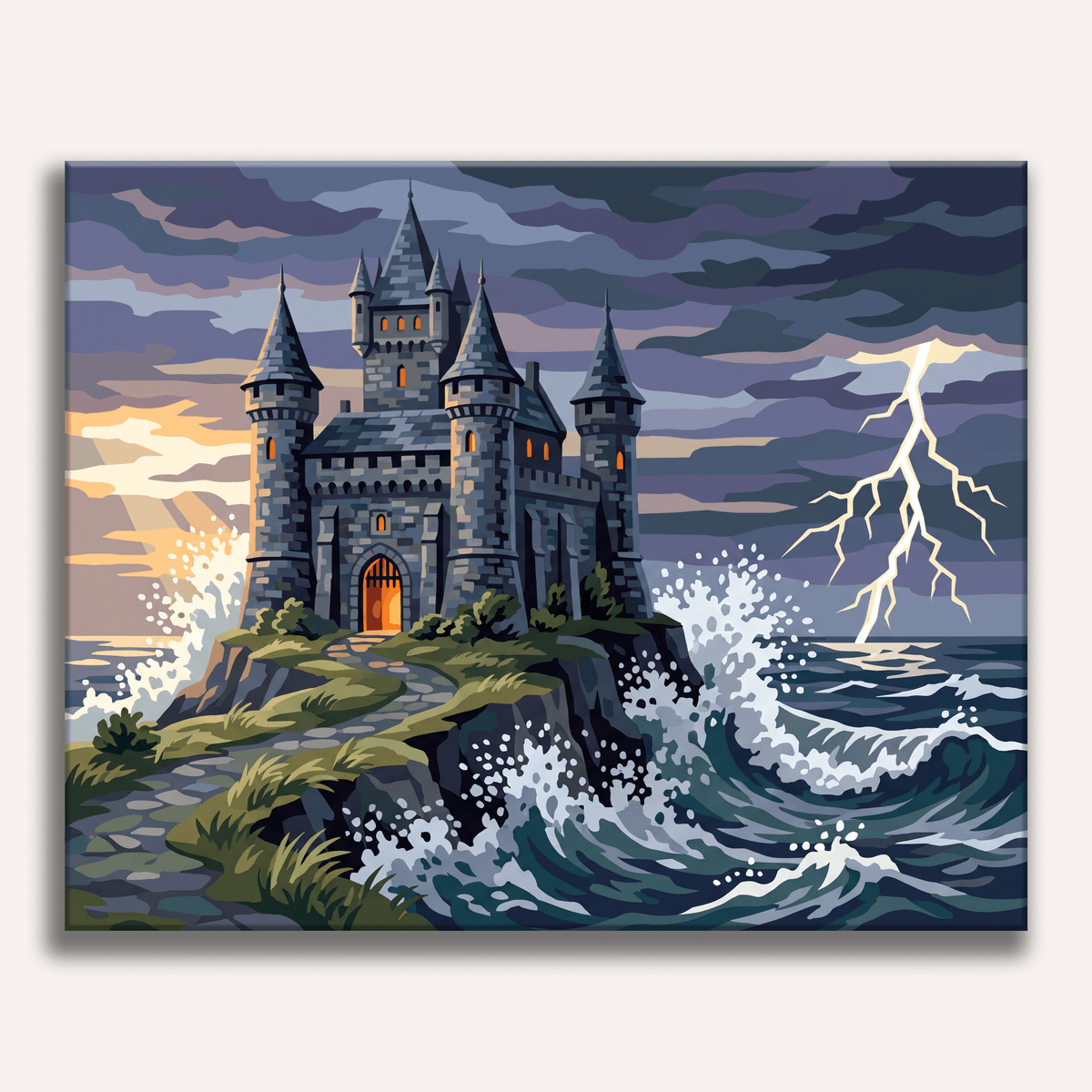 Defiant Keep - Number Artist Paint by Numbers Kits