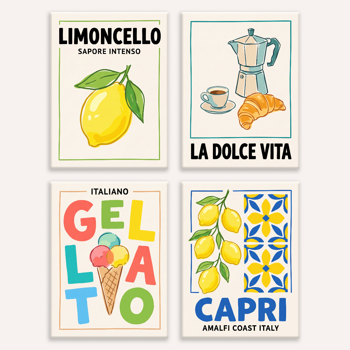 Italian Summer - Number Artist Paint by Numbers Kits