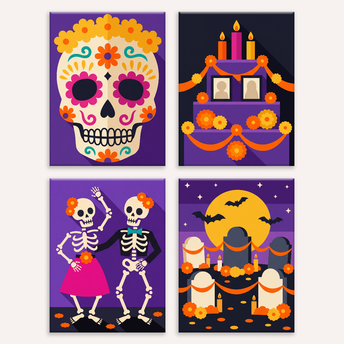 Sugar Skulls - Number Artist Paint by Numbers Kits