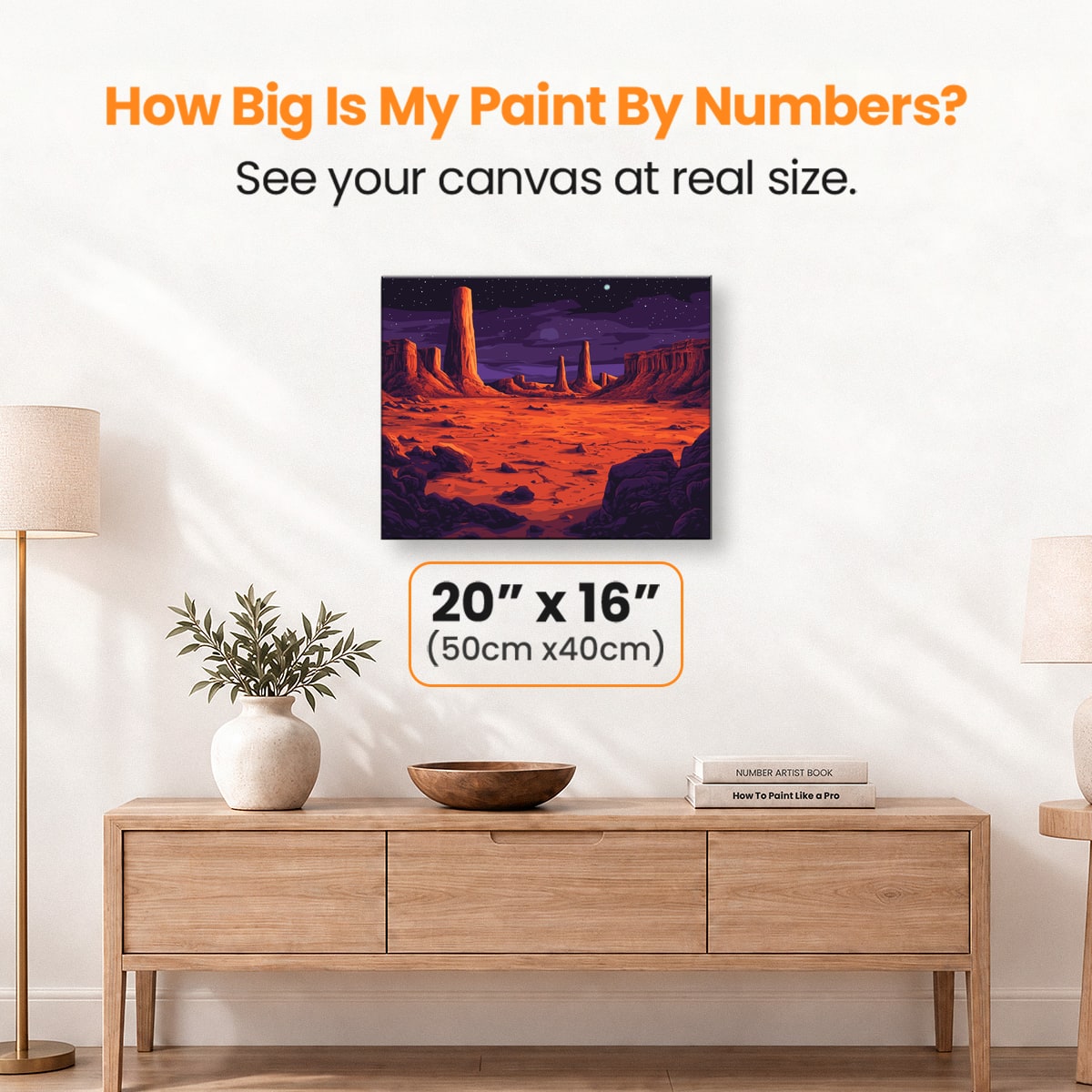 Life on Mars - Number Artist Paint by Numbers Kits
