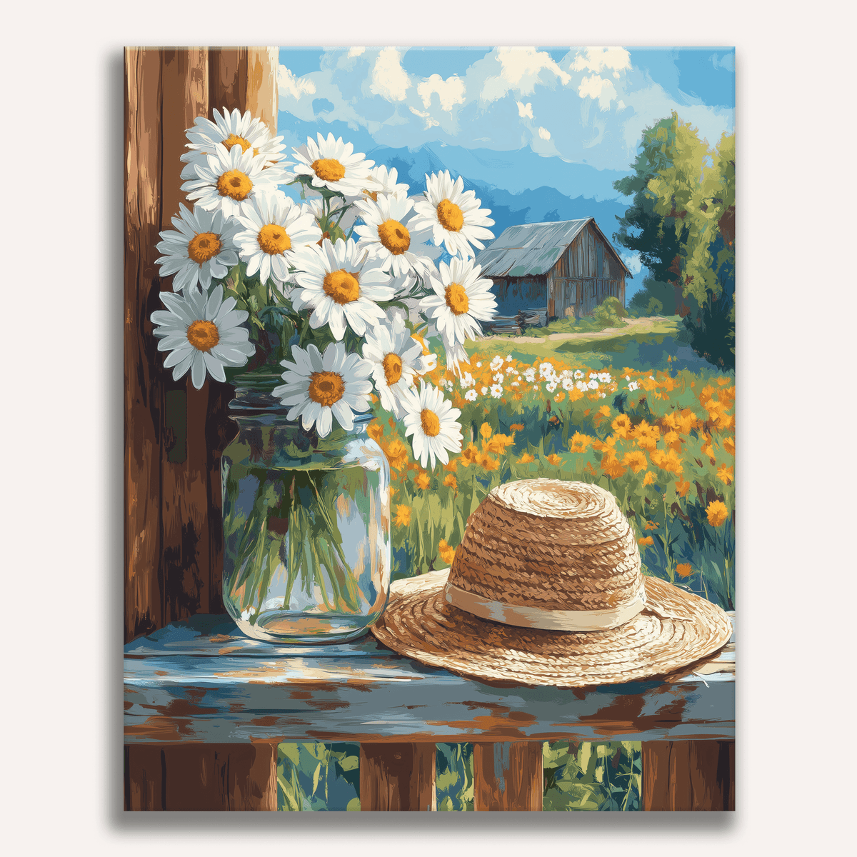 Farm Afternoon - Number Artist Paint by Numbers Kits