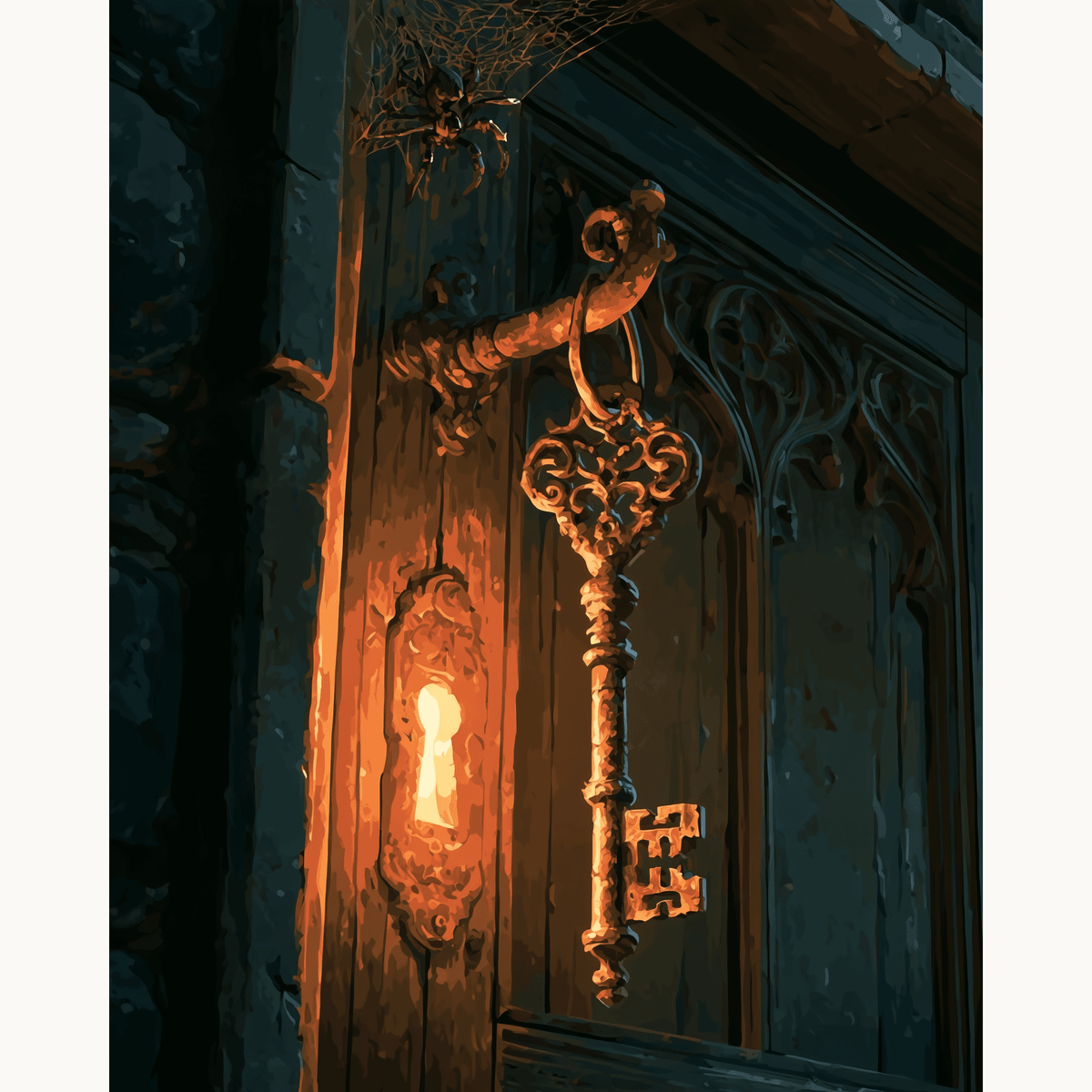 Mysterious Door - Number Artist Paint by Numbers Kits