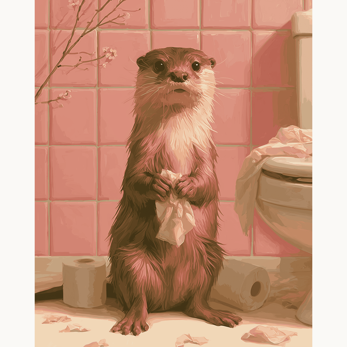 Otter's Mess - Number Artist Paint by Numbers Kits