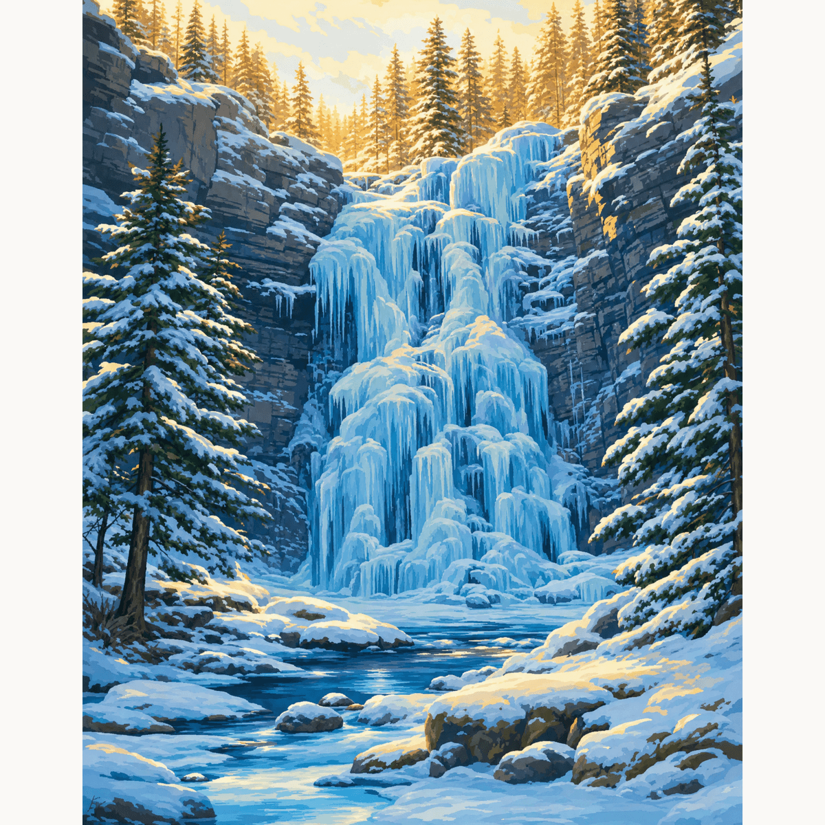 Frozen Majesty - Number Artist Paint by Numbers Kits