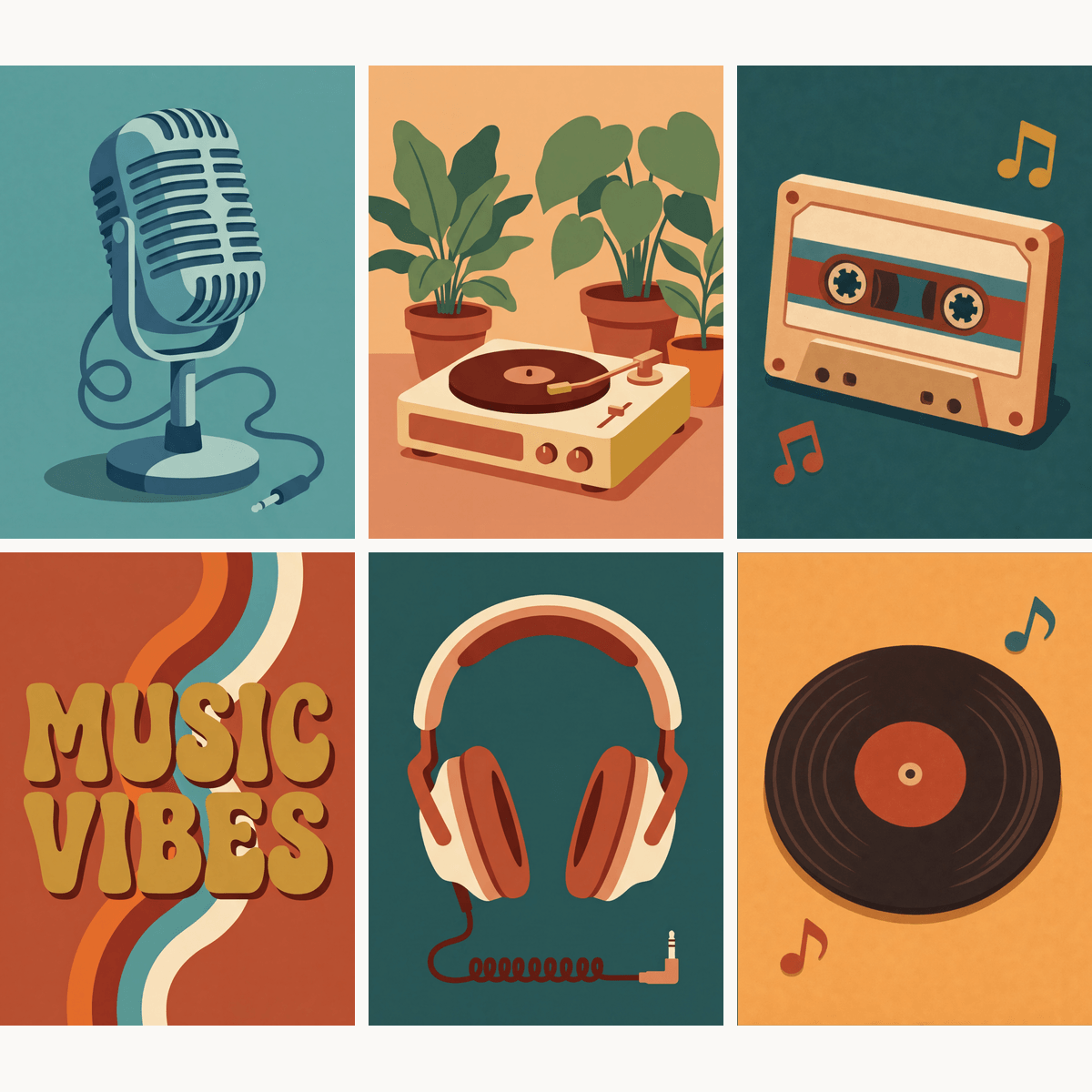 Music Vibes - Number Artist Paint by Numbers Kits