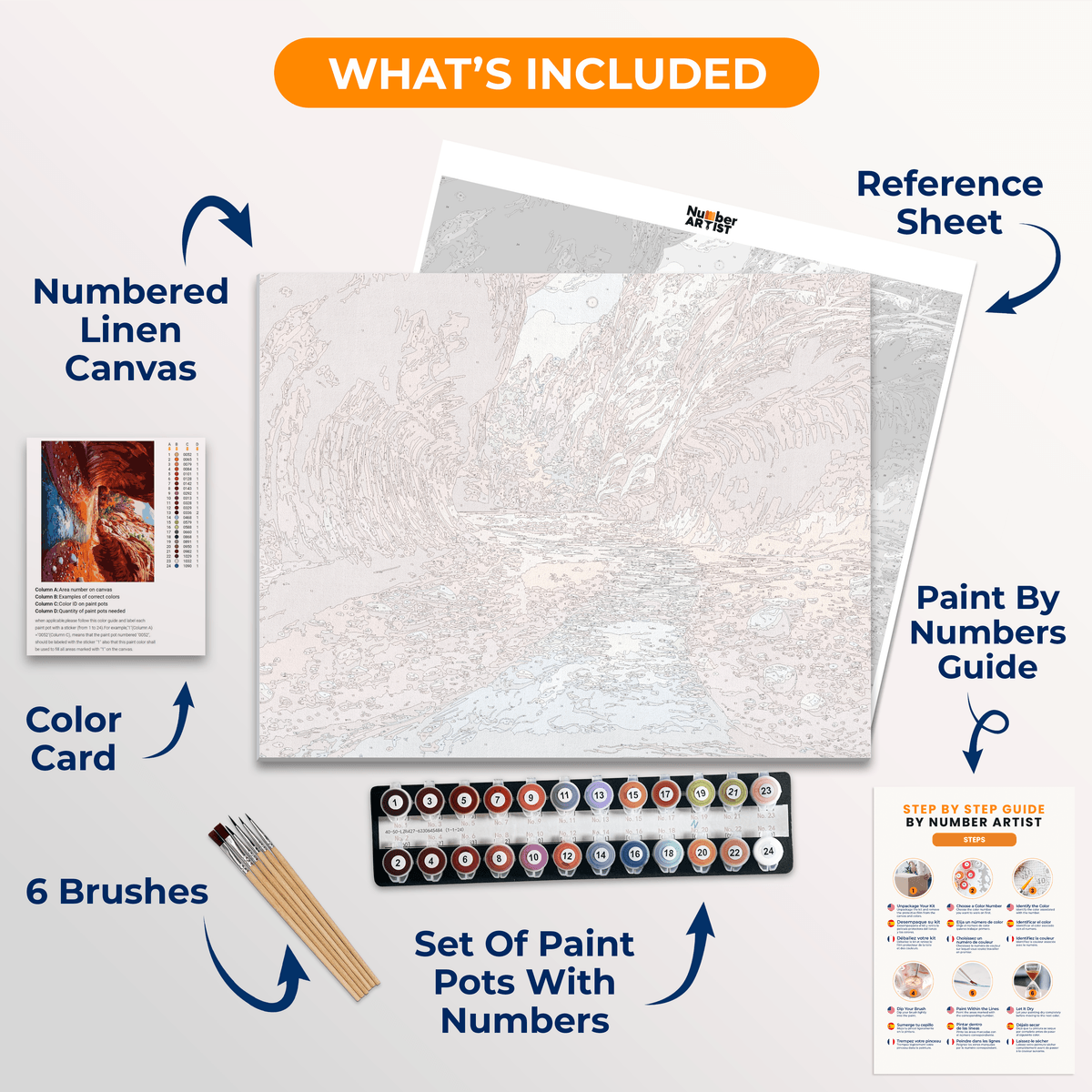 Zion National Park - Number Artist Paint by Numbers Kits