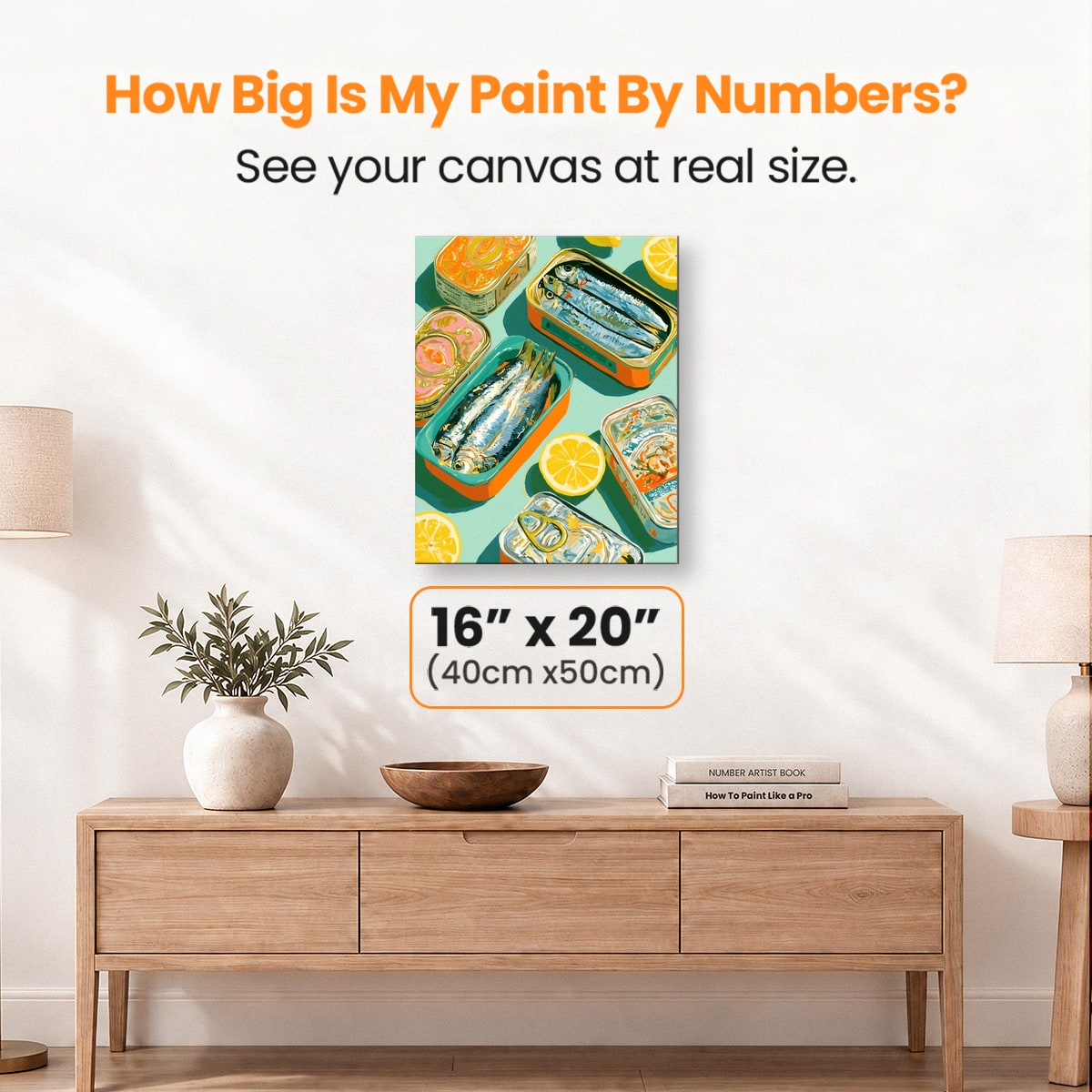 Sets of Sardines - Number Artist Paint by Numbers Kits