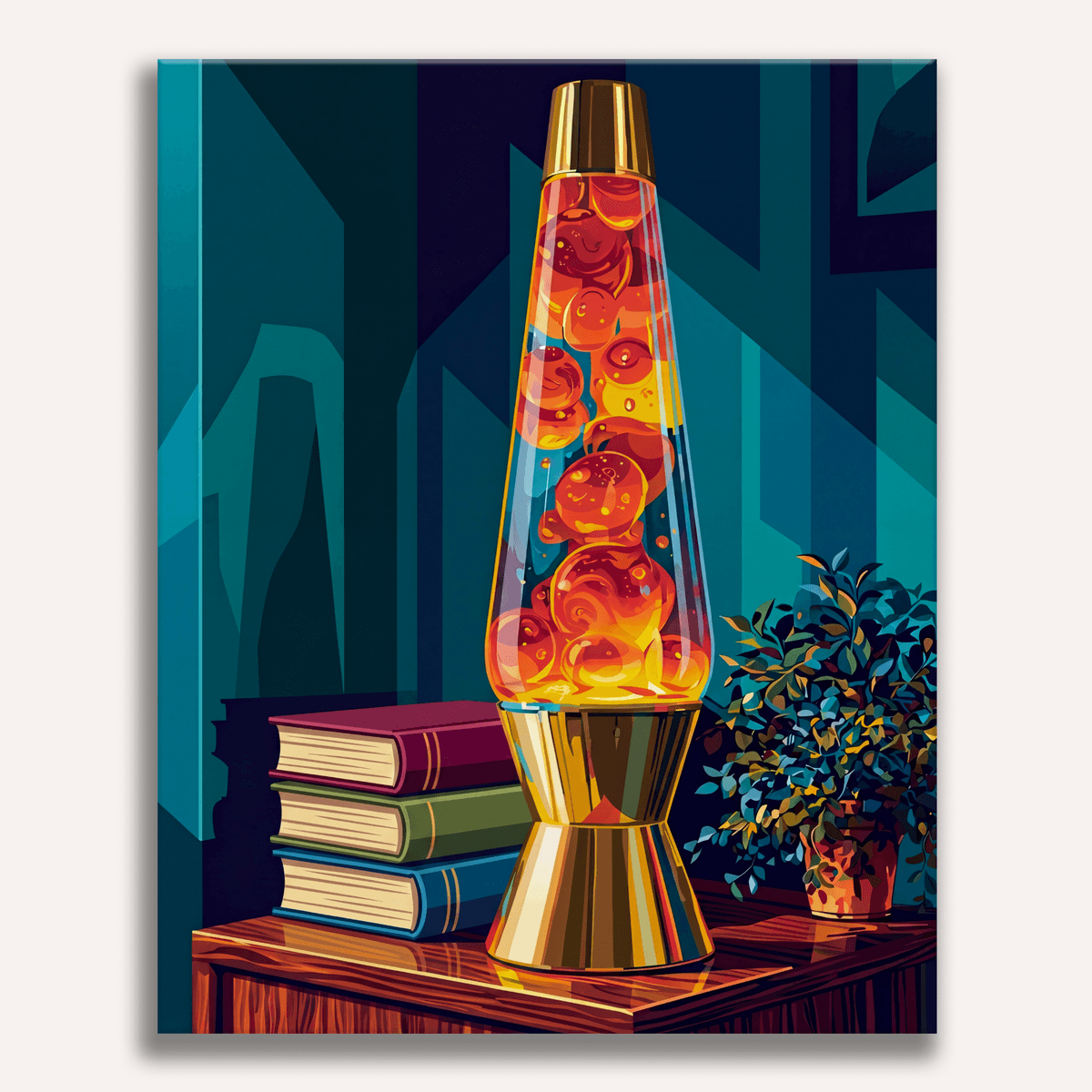 Lava Lamp - Number Artist Paint by Numbers Kits