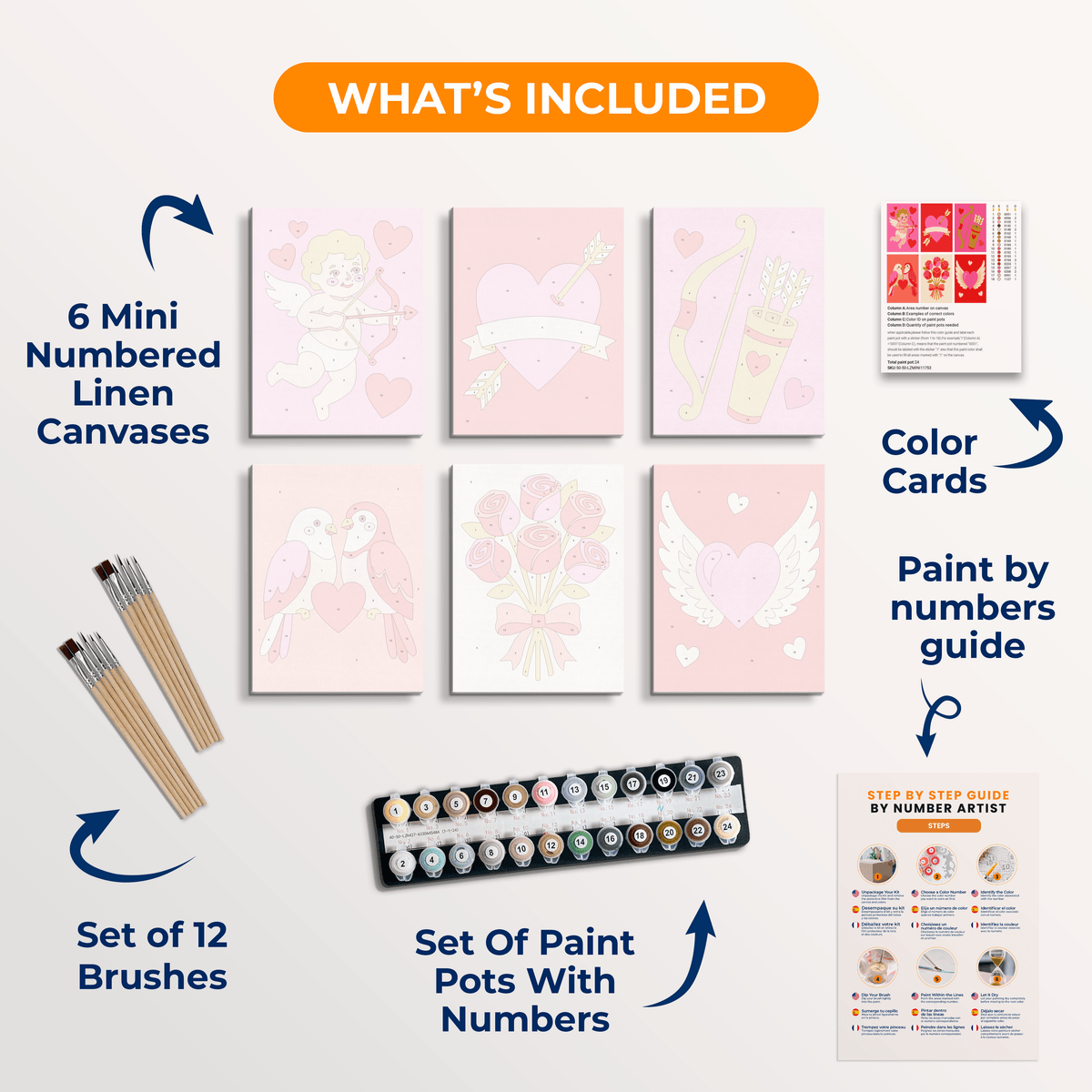 Cupid's Business - Number Artist Paint by Numbers Kits