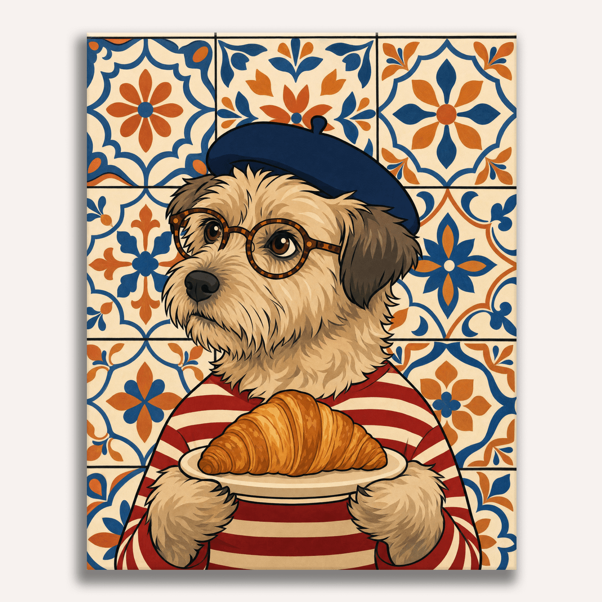 French Terrier - Number Artist Paint by Numbers Kits