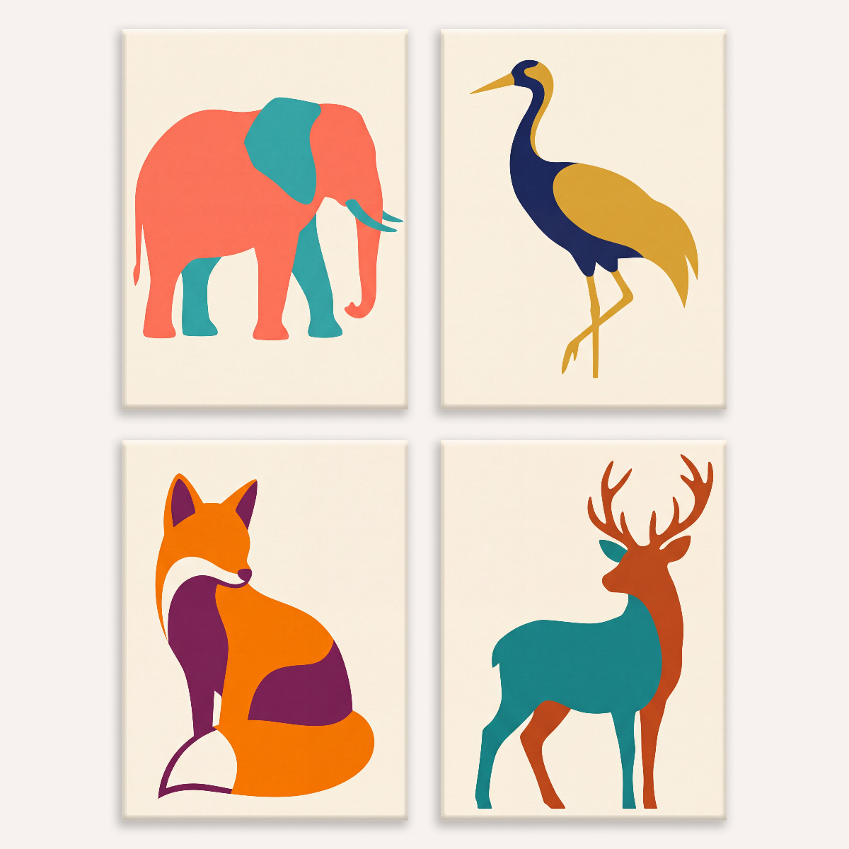 Minimal Wildlife - Number Artist Paint by Numbers Kits