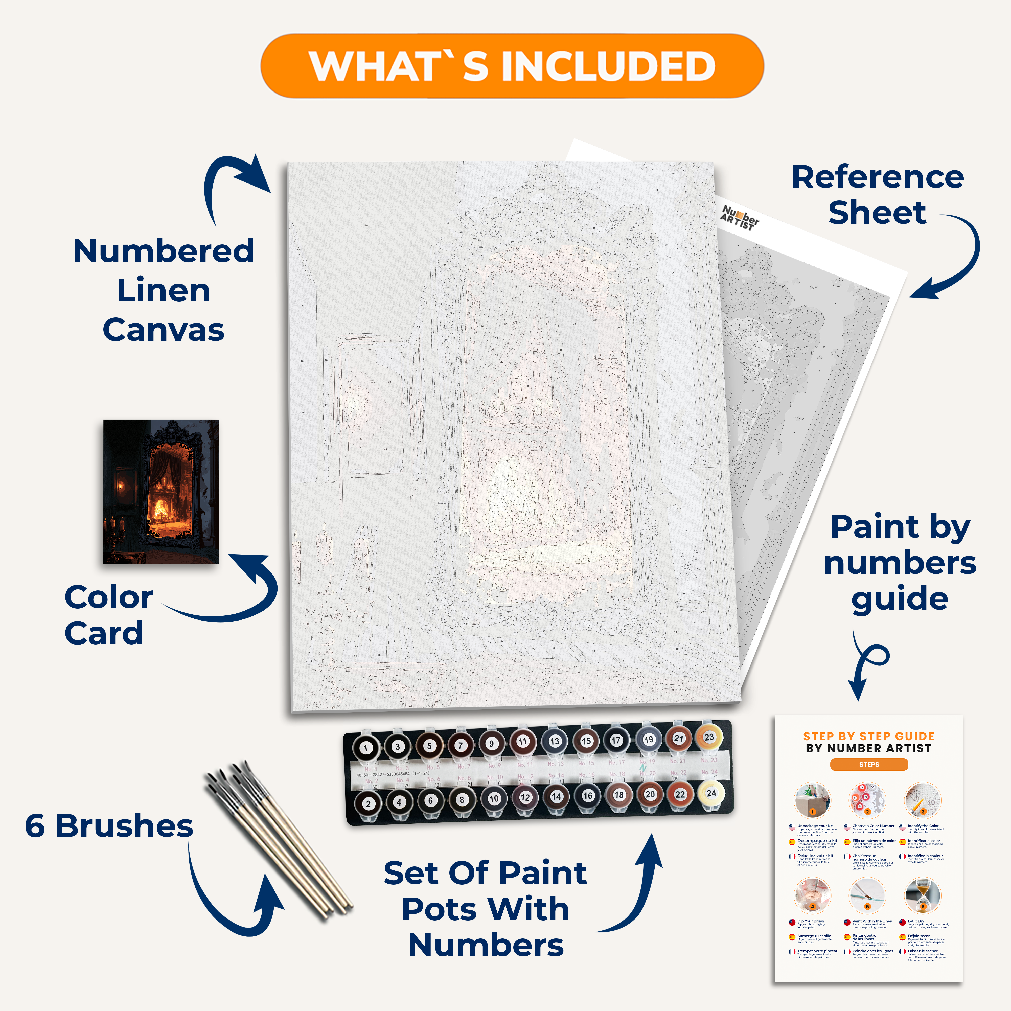 Mirror Room - Number Artist Paint by Numbers Kits
