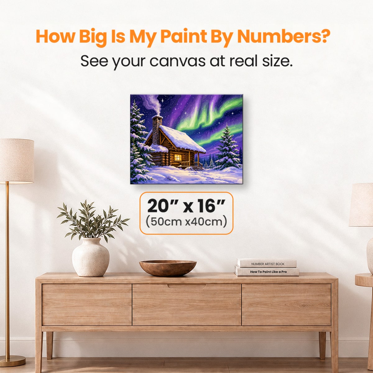 Northern Magic - Number Artist Paint by Numbers Kits