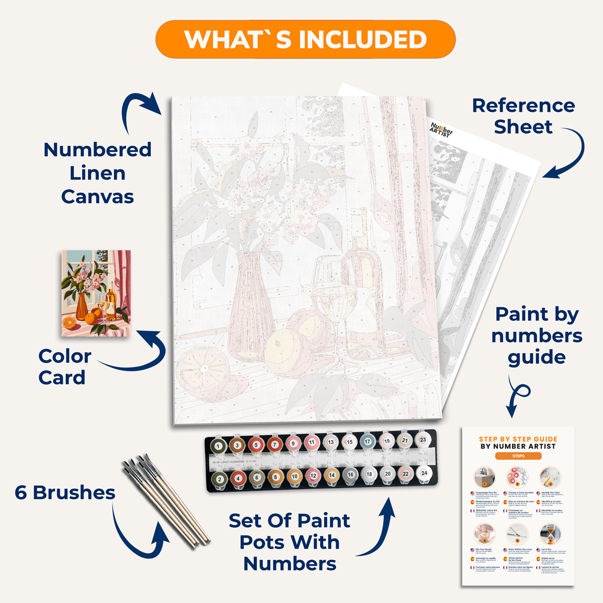 Window Elegance - Number Artist Paint by Numbers Kits