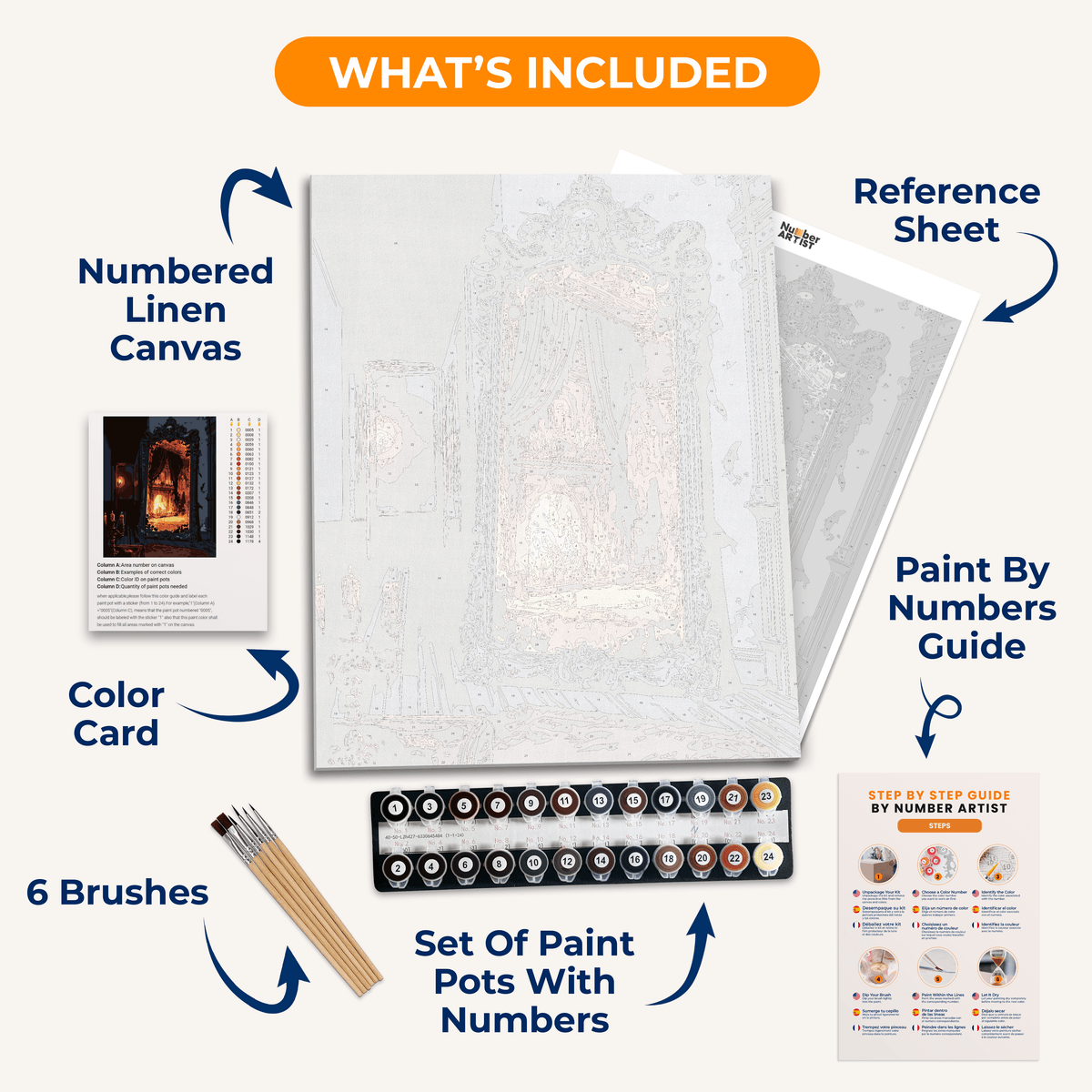 Mirror Room - Number Artist Paint by Numbers Kits