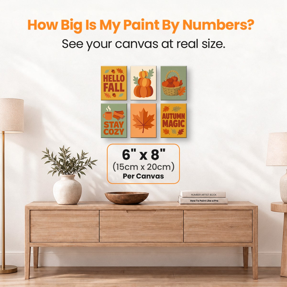 Hello Fall - Number Artist Paint by Numbers Kits