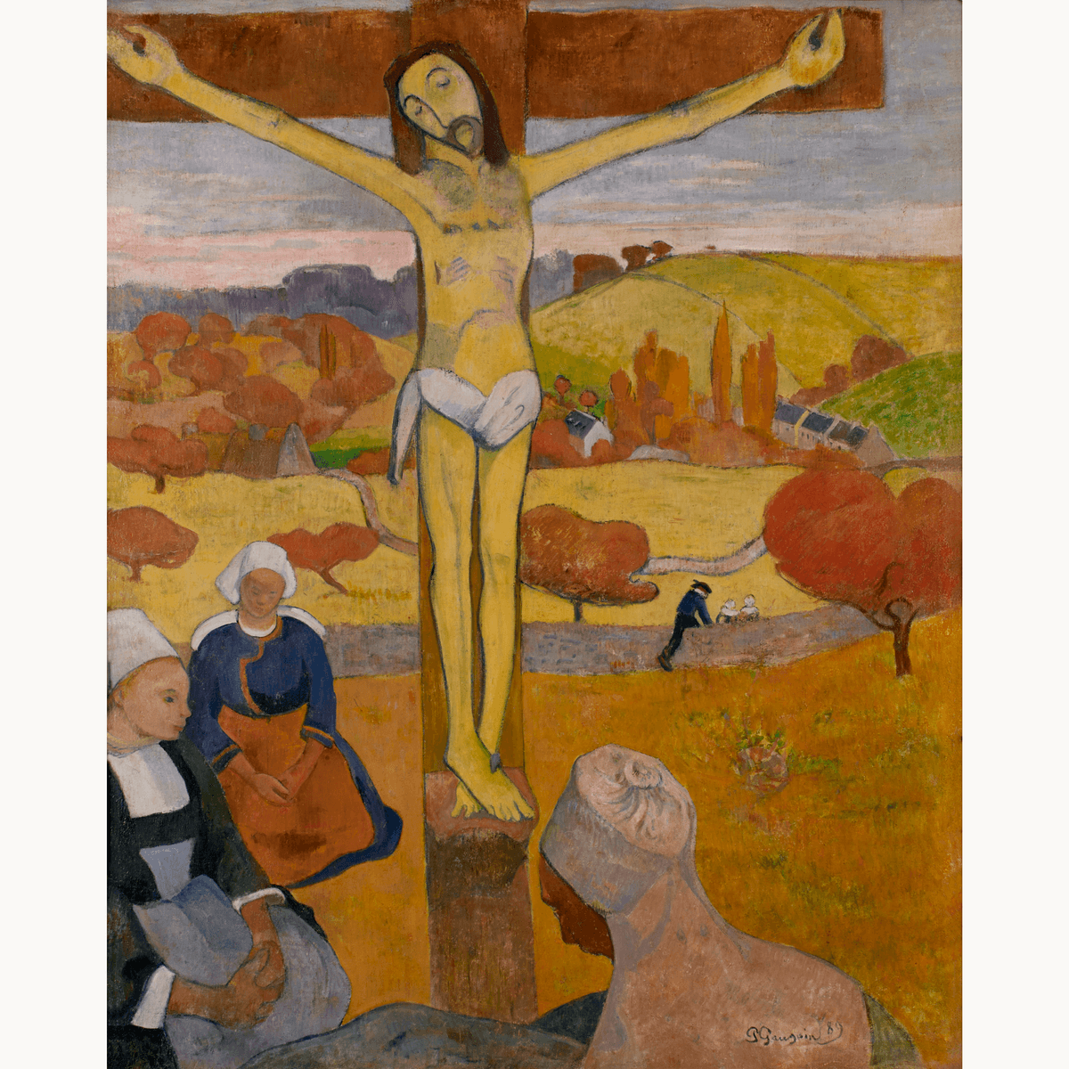 The Yellow Christ by Paul Gauguin - Number Artist Paint by Numbers Kits