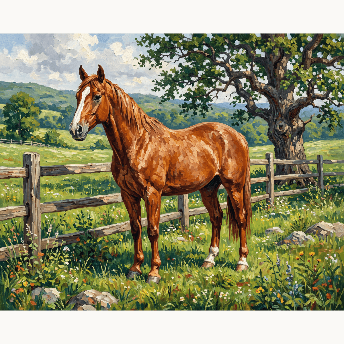 Chestnut Pride - Number Artist Paint by Numbers Kits
