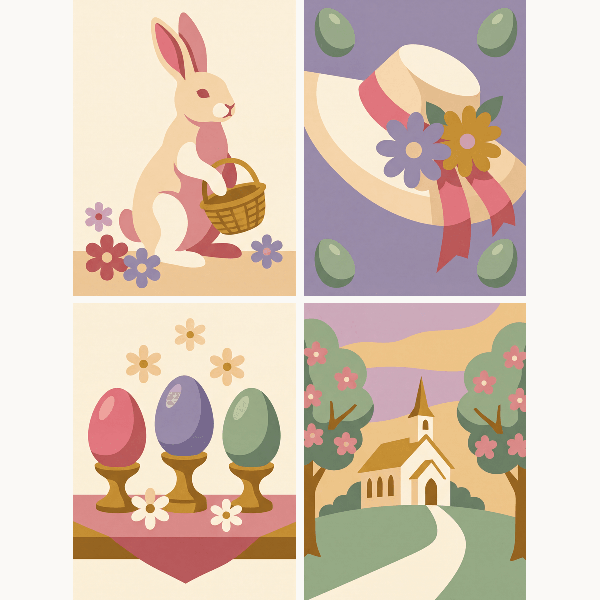 Easter Grace - Number Artist Paint by Numbers Kits