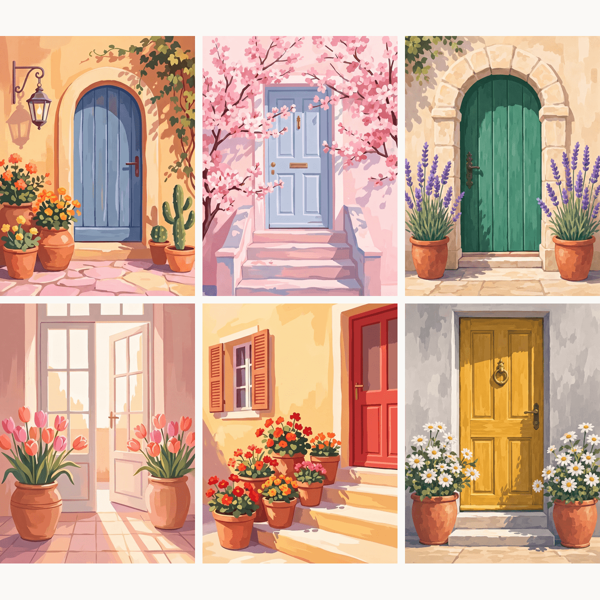 Doorstep Charm Vol. 3 - Number Artist Paint by Numbers Kits