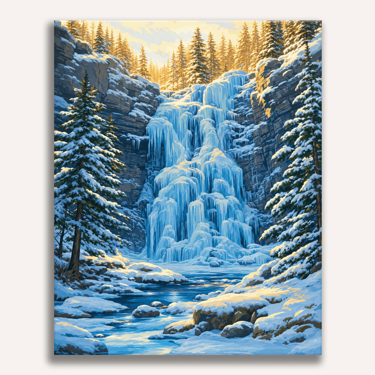 Frozen Majesty - Number Artist Paint by Numbers Kits