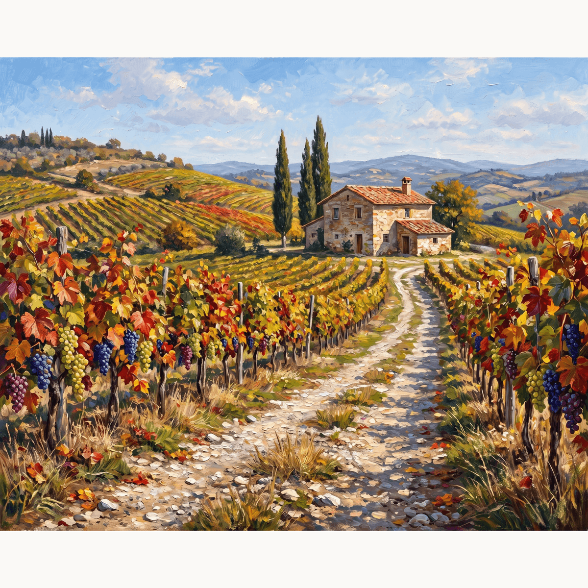 Tuscan Gold - Number Artist Paint by Numbers Kits