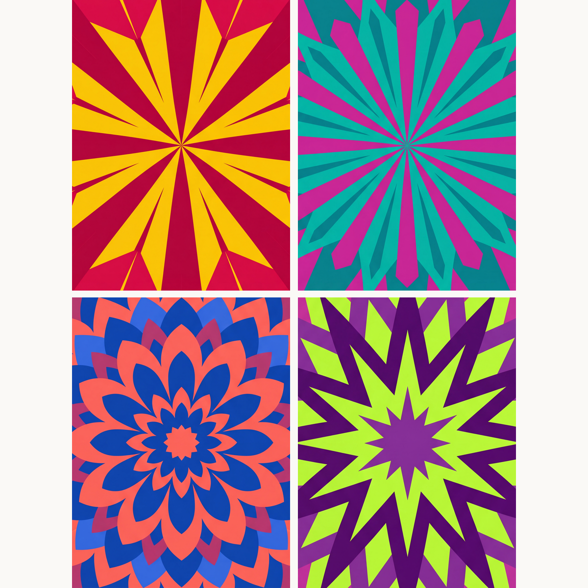 Radiant Patterns - Number Artist Paint by Numbers Kits