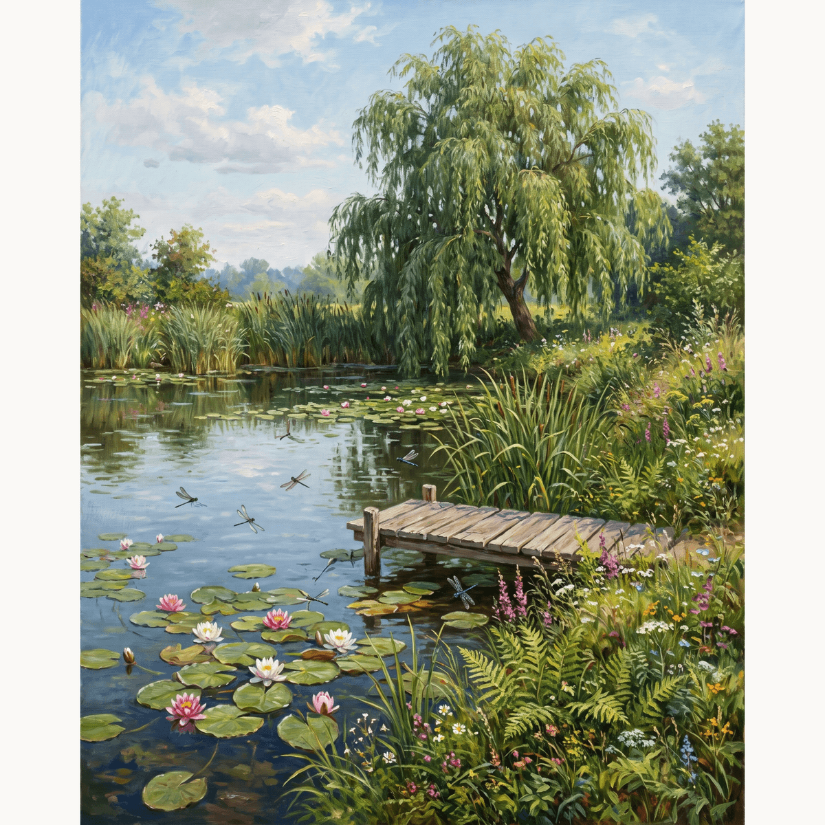 Willow Reflection - Number Artist Paint by Numbers Kits
