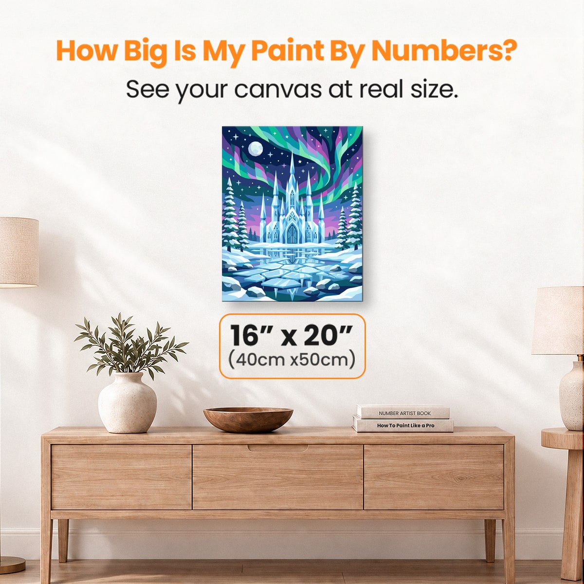 Frozen Wonder - Number Artist Paint by Numbers Kits