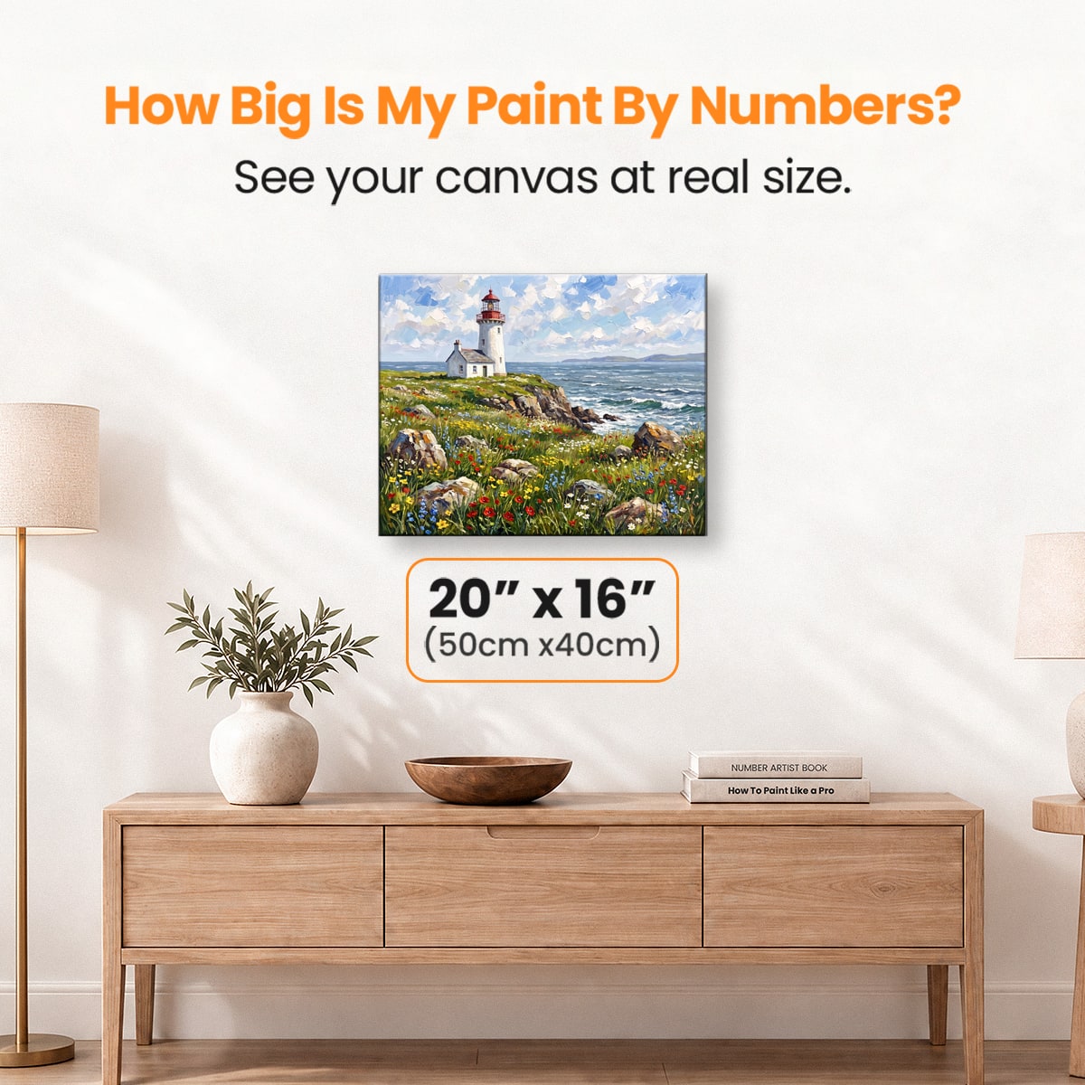 Headland Beacon - Number Artist Paint by Numbers Kits
