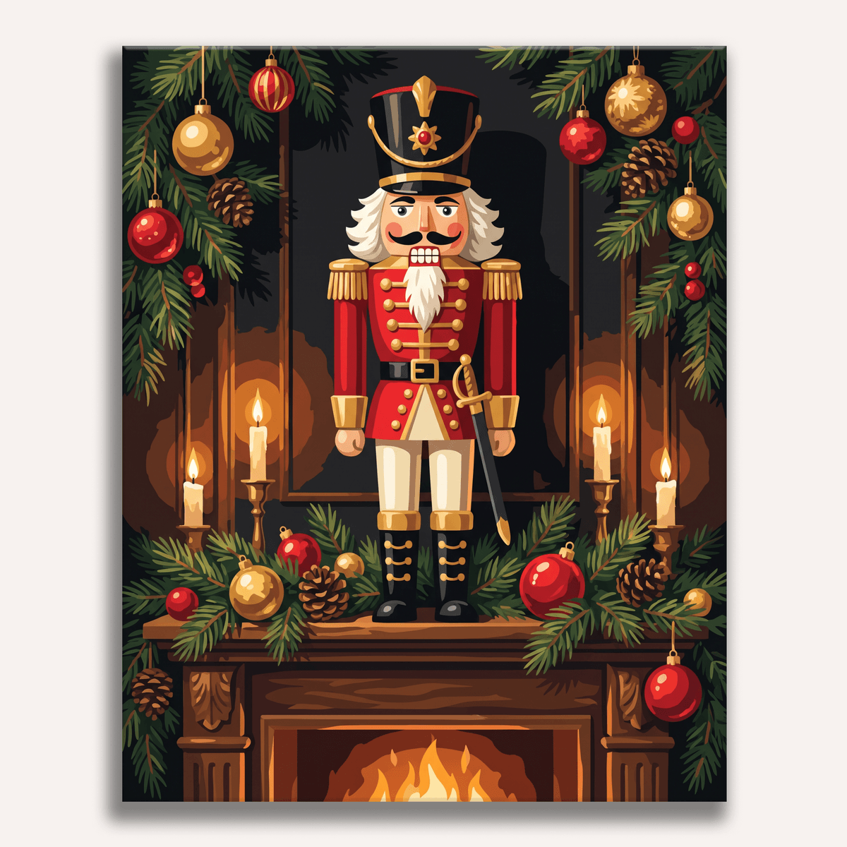 Proud Nutcracker - Number Artist Paint by Numbers Kits