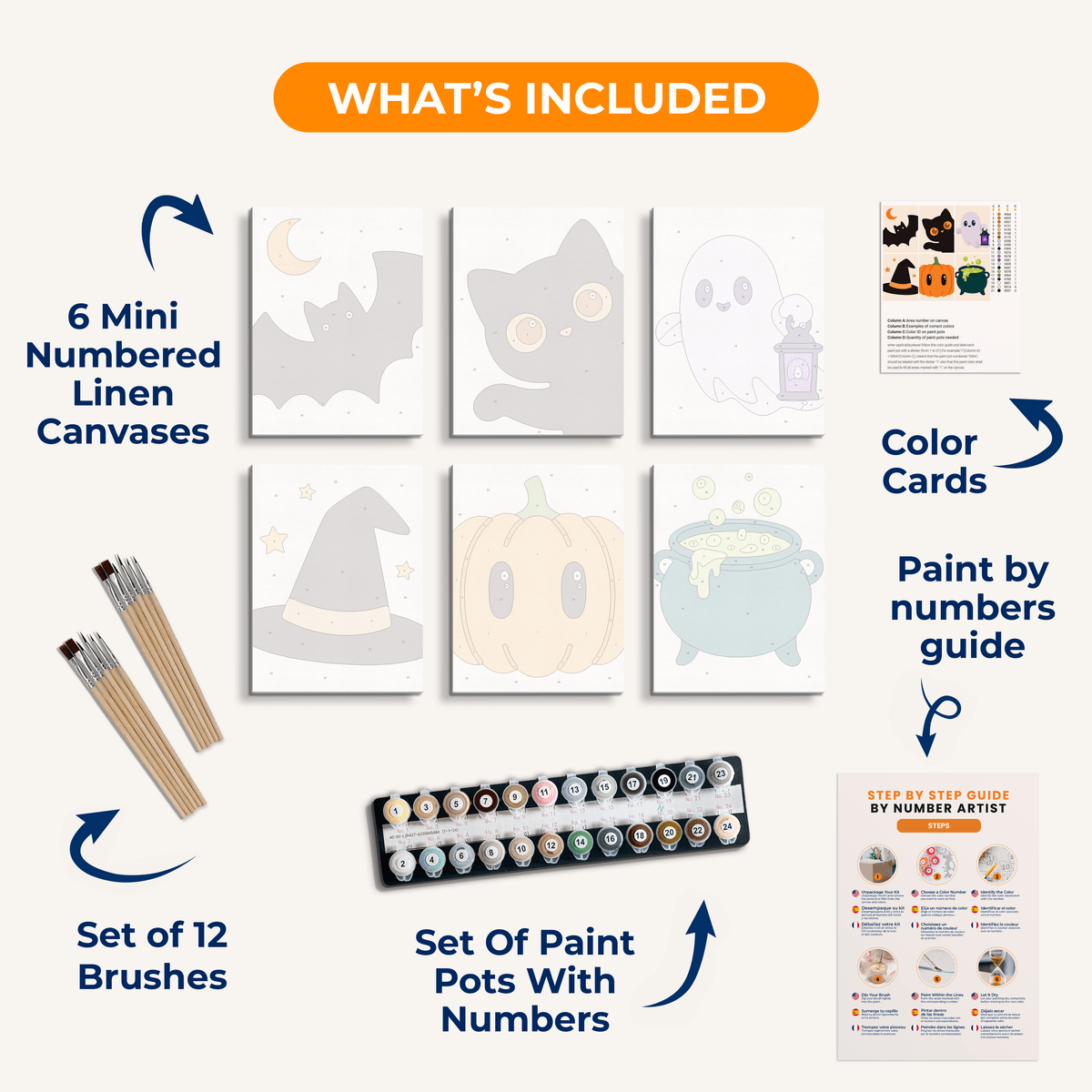 Boo Crew - Number Artist Paint by Numbers Kits