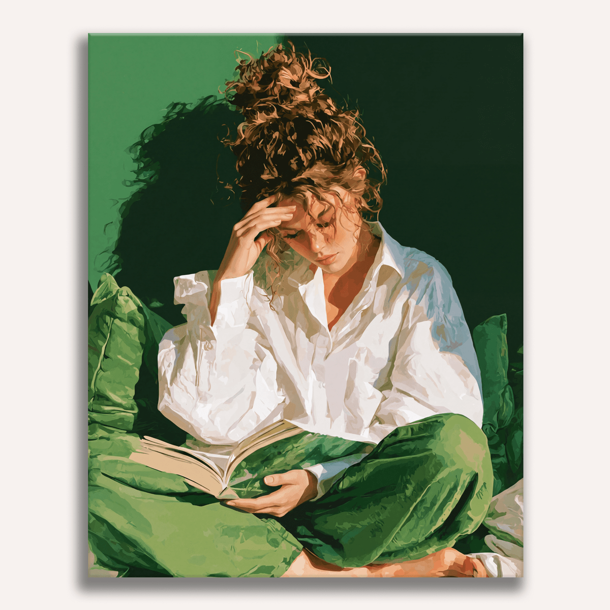 Sleepy Reading - Number Artist Paint by Numbers Kits