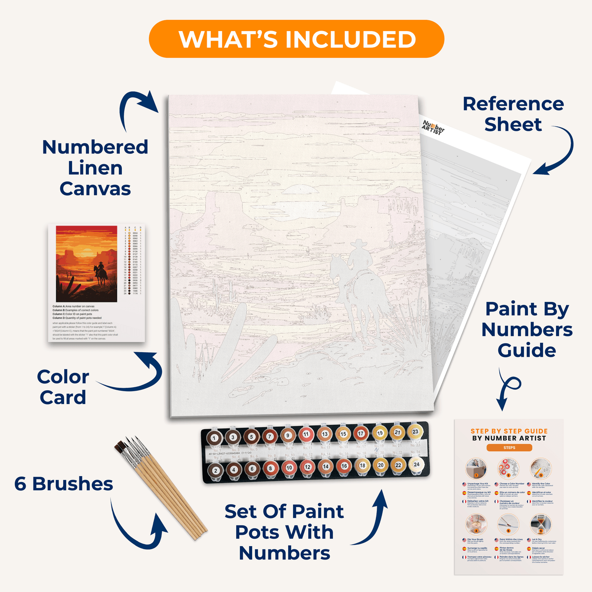 Dawn Rider - Number Artist Paint by Numbers Kits