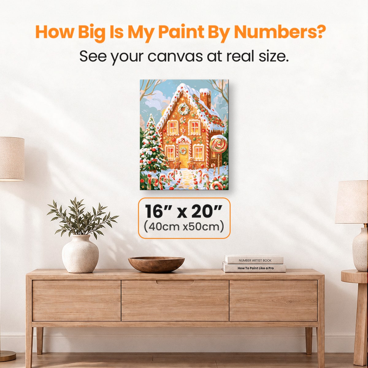 Home of the Gingerbread - Number Artist Paint by Numbers Kits